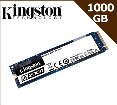 【新魅力3C】全新 金士頓 固態硬碟 A2000 1TB  M.2 2280 SSD  SA2000M8/1000G