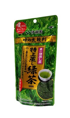 年終大特價 伊藤園 稀少品種 特上蒸 綠茶葉 1000一番茶使用 100g【FIND新鮮貨】