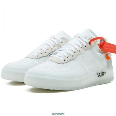 OFF-WHITE X 耐克Nike Air Force 1 Low - White Virgil AO4606-100