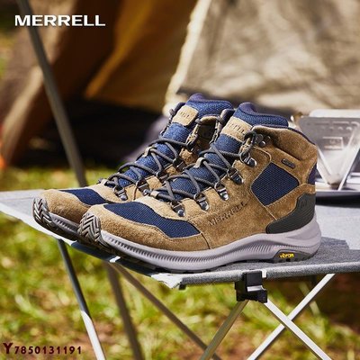 MERRELL邁樂官方旗艦店ONTARIO 85耐磨防滑透氣馴鹿登山鞋男女款