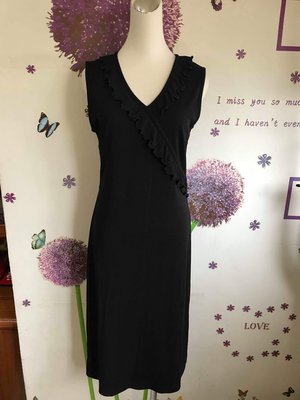 LAURA ASHLEY 黑色連身裙/洋裝(A80)
