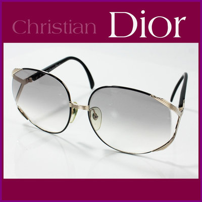 【桑園の】二手真品 ■ Dior 迪奧 ■ 古董款 金屬大框 太陽眼鏡 墨鏡 T 5438