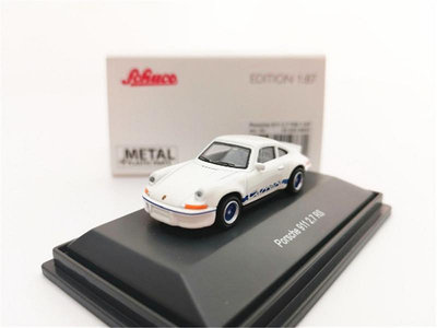 汽車模型 舒克 1/87 保時捷 Porsche 911 RS 2.7 合金汽車模型