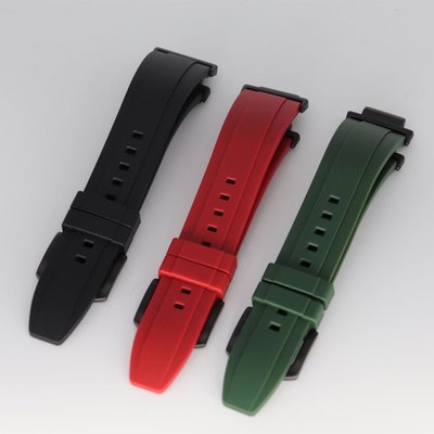 新款推薦 手錶配件 代用卡西歐改裝配件GA2100 2110八角形農家橡樹改裝橡膠錶帶針釦- 可開發票