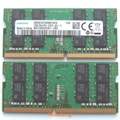 原裝三星 M471A2K43CB1-CRC筆電記憶體16G DDR4 2RX8 PC4-2400T