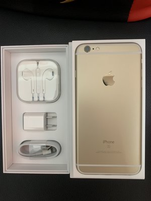 超級新 無刮傷 無摔機 全配 台中面交 二手美品 台灣公司貨 iPhone 6S PLUS 64g 金色
