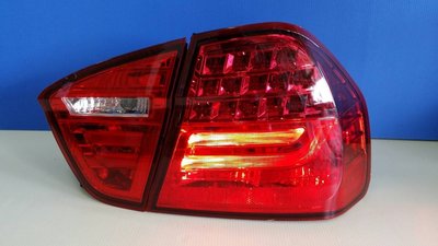 ※小林車燈※全新外銷件 BMW E90 前期仿後期 LED 光柱 尾燈 後燈 特價中