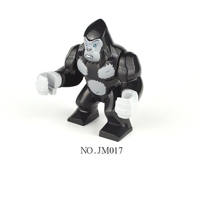 【積木班長】黑猩猩 猩猩 動物 MOC 第三方 配件 人偶 可愛 抽抽樂 袋裝/相容 樂高 LEGO 積木   【商品材