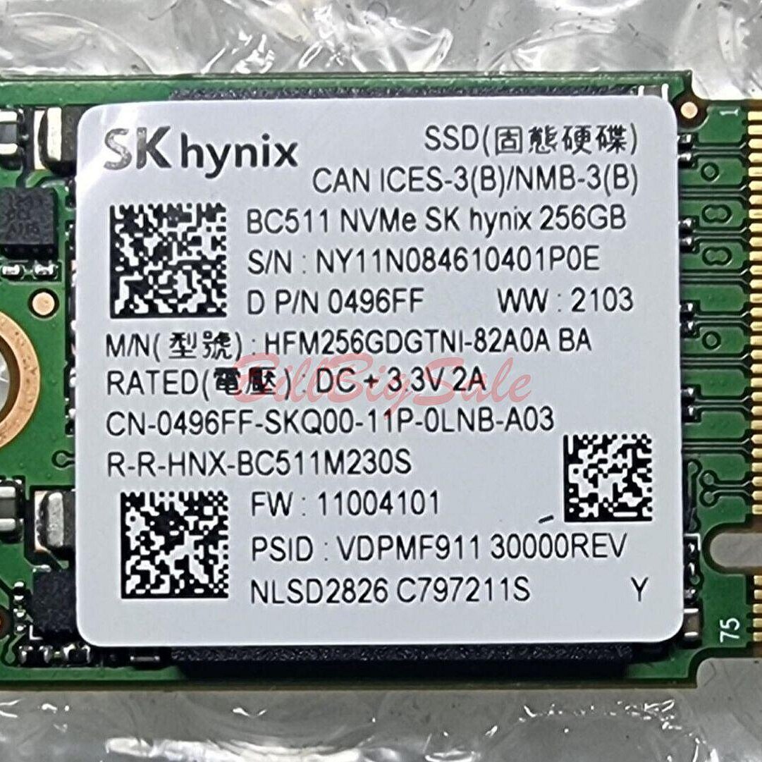 新SK Hynix(256GB M.2 2230 NVME PCIe)256G SSD固態硬碟BC511 BC711 | Yahoo奇摩拍賣