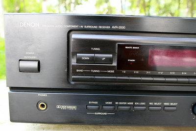音箱設備日本原裝天龍 DENON AVR-2000 二手5.1聲道功放手機電腦家庭影院音響配件