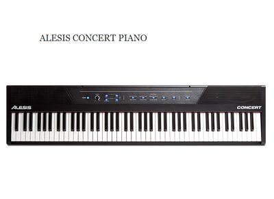 [魔立樂器] 美國ALESIS CONCERT PIANO數位鋼琴 88鍵半配重琴鍵電鋼琴 最超值的名牌