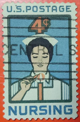 美國郵票舊票套票 1961 Nursing