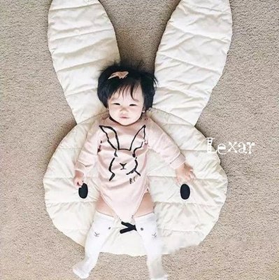 爆款米菲兔子兒童寶寶爬行地墊兒童房裝飾道具遊戲地毯