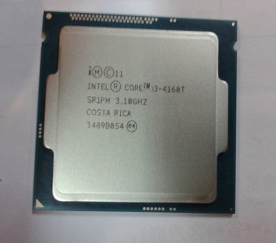 【含稅】Intel Core i3-4160T 3.1G SR1PH 雙核四線 35W QS正顯散片CPU一年保內建HD