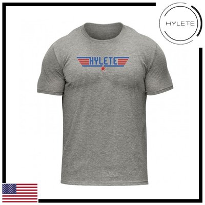 ►瘋狂金剛◄ 灰色 HYLETE Maverick Tri-Blend Crew Tee  柔軟 透氣 運動 短袖T恤