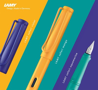 《Hi-Bookstore》LAMY SAFARI狩獵者CANDY系列 2020新色 熱情繽紛的魔力色彩F