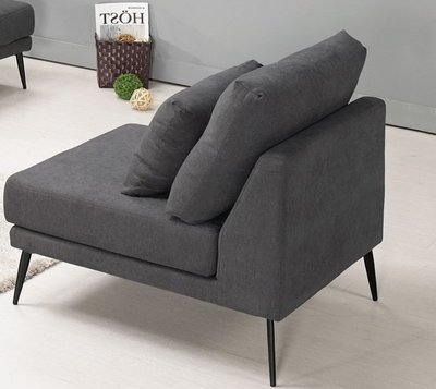 【DH】貨號 G197-3名稱《爾尼》單人布沙發椅(圖一)可拆洗.附抱枕.不含L型組椅+長方椅.茶几另計.主要地區免運費