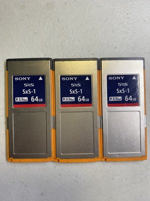 日本購回現品(二手)SONY SXS-1 SBS-64G1B 64GB SxS 存儲卡