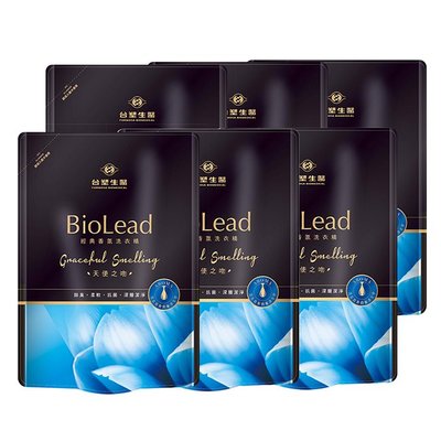 超值箱購《台塑生醫》BioLead經典香氛洗衣精補充包 天使之吻1.8kg(6包入)