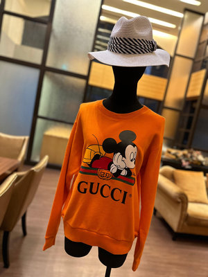 Gucci 橘色米奇長袖T恤 we11122338