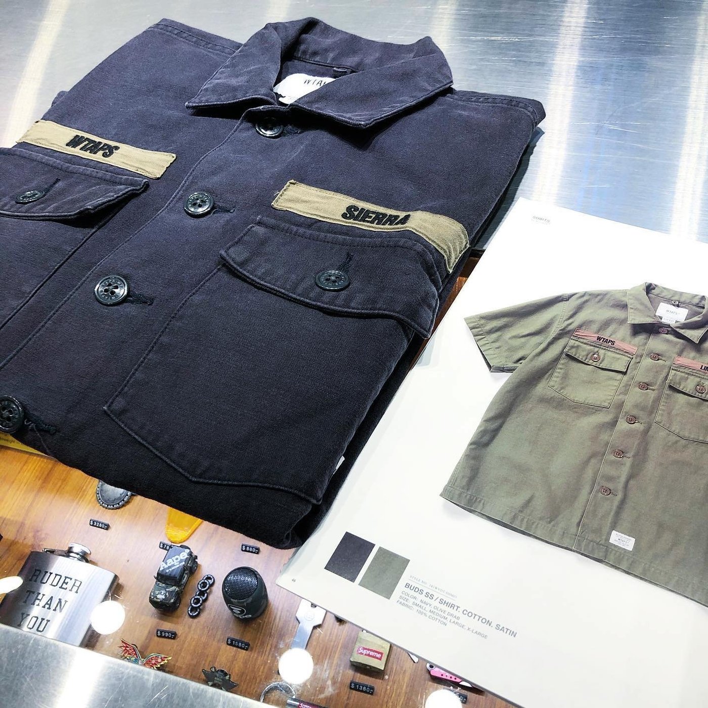 【希望商店】WTAPS BUDS SS 18SS 水洗兩袋短袖軍衫| Yahoo奇摩