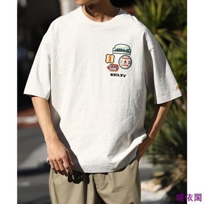 {XENO} 全新正品 KELTY Logo Patch Arrange Crew Neck T-shirt-暖衣閣