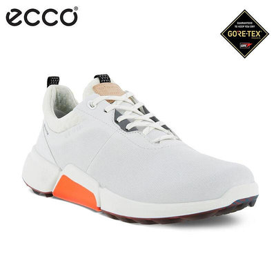 易匯空間 正品ECCO高爾夫鞋女鞋牛皮固定釘愛步高爾夫球鞋GORE TEX防水新款GE555