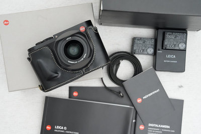 Leica Q typ 116 盒裝 雙原電 皮套
