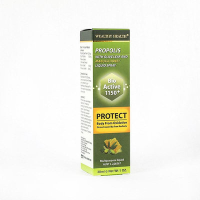現貨 澳洲WEALTHY HEALTH 麥蘆卡蜂蜜+橄欖葉蜂膠 口腔噴劑 30ml