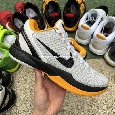 Nike Kobe 6 Protro 湖人 季後賽 黑白黃 實戰 籃球鞋 W2190-100