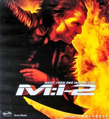 【Visconti】電影原版海報-Mission Impossible 2不可能的任務2-湯姆.克魯斯(電影原聲帶版)