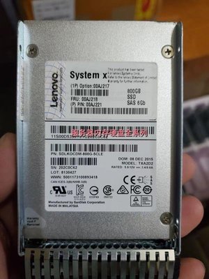 聯想 IBM X3650 M5 X3550 M5 X3850 X5 X6 固態硬盤 800G SAS SSD