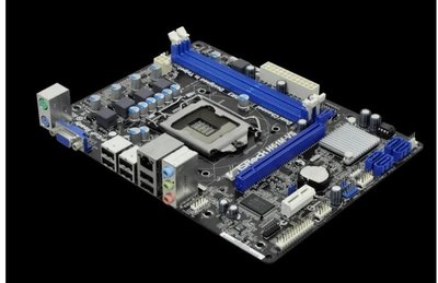 電腦雜貨店→華擎H61M-VS主機板/1155/DDR3/H61/顯示 二手 $500