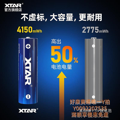 電池XTAR AA 5號/AAA7號1.5V恒壓大容量可充電電池話筒玩具鼠標通用