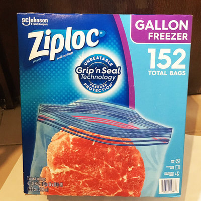 大)ziploc 密保諾 雙層夾鏈袋 三明治袋 保鮮袋 分裝袋 保存袋 密封袋 夾鏈袋 冷藏 冷凍 野餐 舒肥 肉類分裝