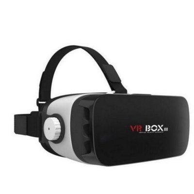 VR BOX 手機眼鏡3D虛擬現實暴風3代 魔鏡頭戴式可調距視頻眼鏡 支援800度近視用戶