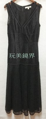 2017秋冬 la feta 黑色蕾絲 洋裝