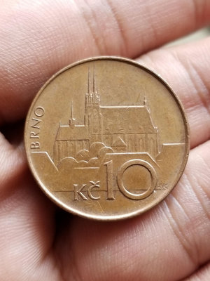 捷克1993年10克朗硬幣