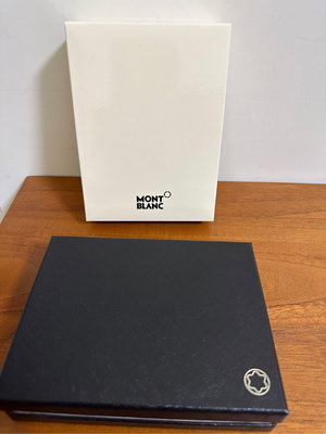 MONTBLANC 萬寶龍 精品 正版 原廠 皮夾盒 皮夾盒空盒 現貨 全新 含外盒
