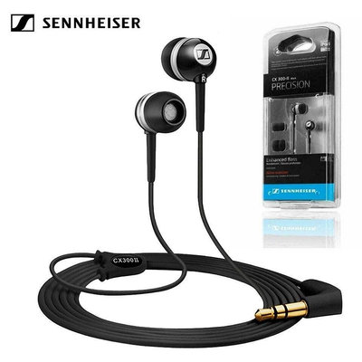 Sennheiser CX300 II 耳機 3.5 毫米入耳式有線耳機雙純低音立體聲遊戲耳機和降噪 HIFI 用於音樂