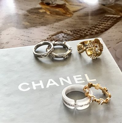 Chanel 陶瓷 鑽石戒指