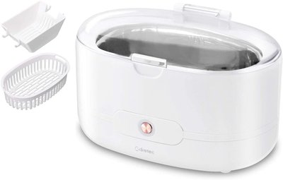 『東西賣客』日本 DRETEC 多功能 洗浄機 眼鏡 手錶 超音波清潔機 附兩種洗滌籃【UC-500WT】