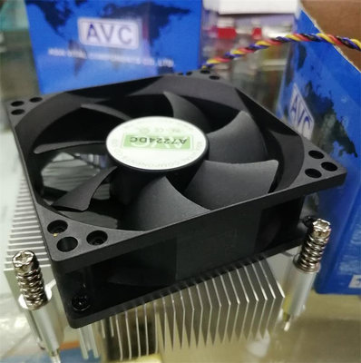 全新AVC機CPU風扇 臺式機散熱風扇 2-11代INTEL CPU通用