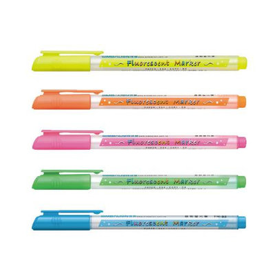 【奇奇文具】雄獅SIMBALION FM35 螢光筆 (桃紅色/黃色/綠色/藍色/橘色) (12支/盒)