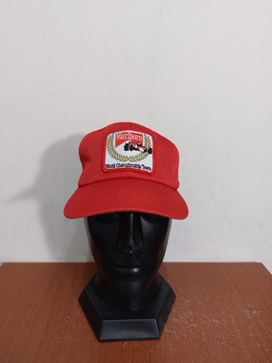 日本製 美津濃 Mizuno x Marlboro 萬寶路 法拉利 Ferrari F1 一級方程式賽車 冠軍帽 棒球帽