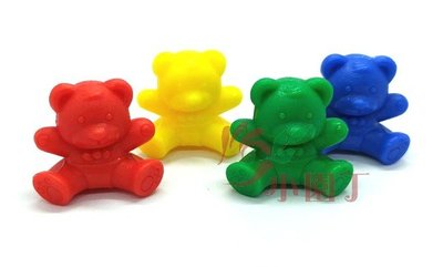 小園丁兒童教育用品社 台灣製 桌遊配件 塑膠 小熊指示物