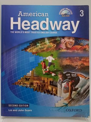 【月界二手書店1S】American Headway 3－附光碟（2版）_Liz Soars　〖語言學習〗DFF
