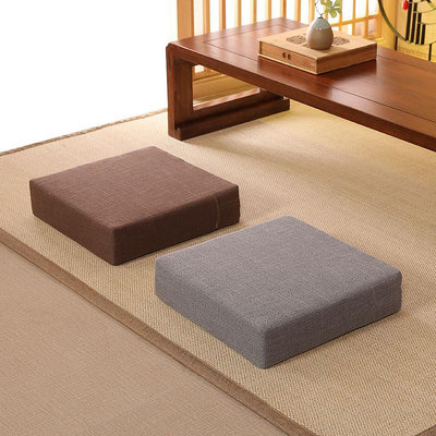蒲團坐墊加厚榻榻米日式茶幾客廳地毯臥室冬季增高坐墊方形可拆洗