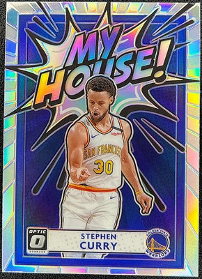 NBA球員卡 Stephen Curry 2020-21 Donruss Optic My House Holo 銀亮