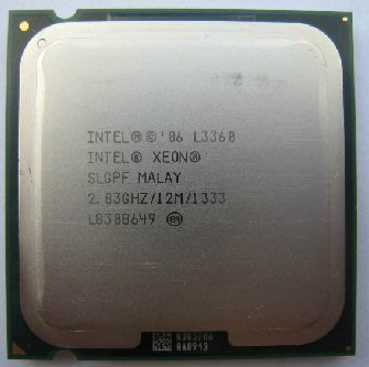 【含稅】Intel Xeon L3360 2.83G 12M E0 SLGPF 775 四核四線 低功耗65W
